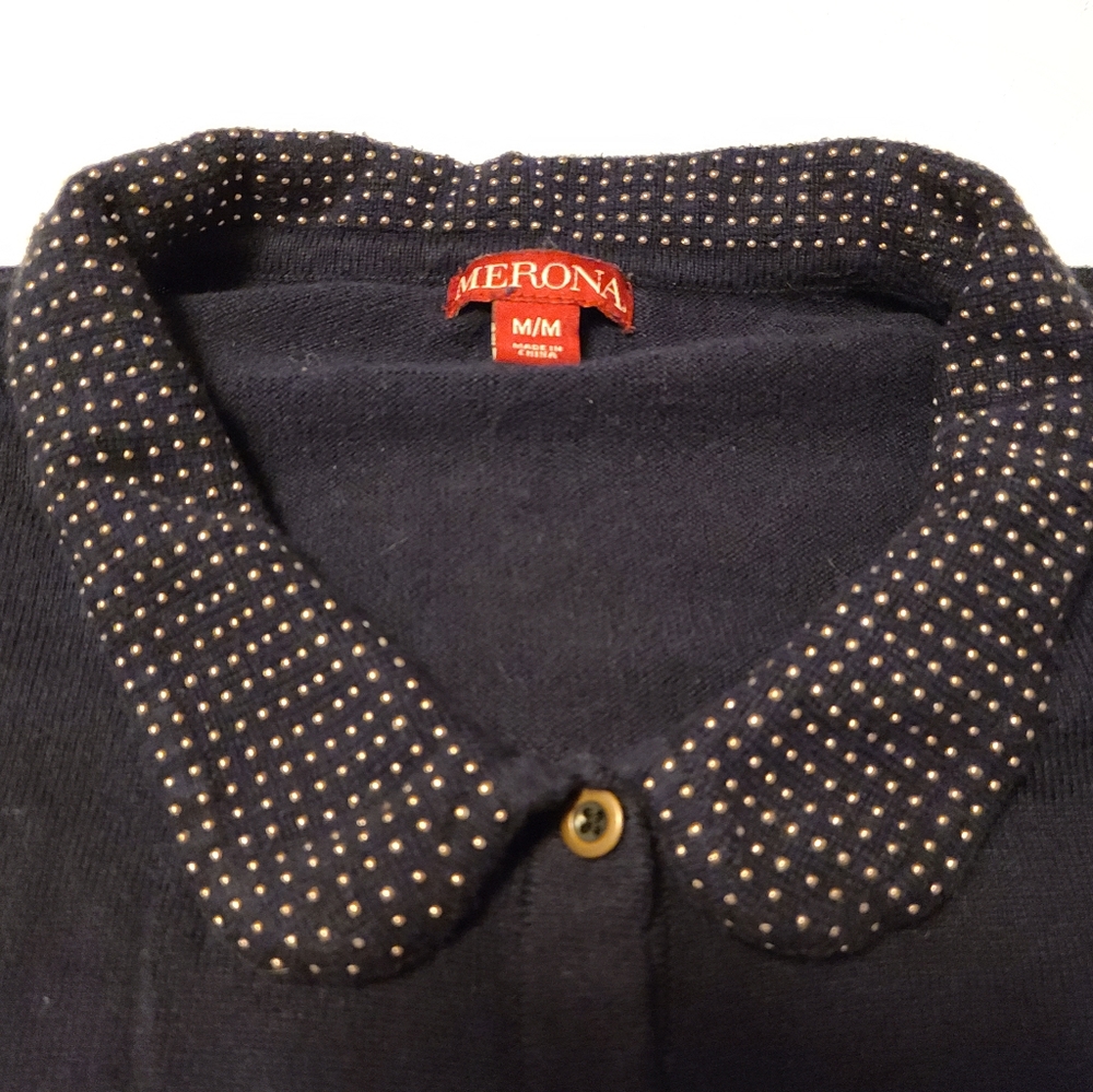 Merona Embellished Collar Cardigan